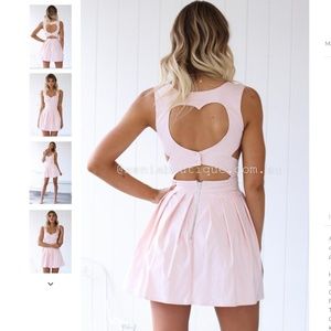 Xenia Heart Cut Out Dress (NEW)